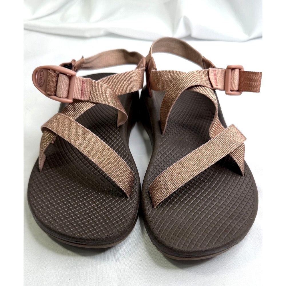 Chaco Z/Cloud Women's Sandals Size 8 Brown Pink Adjustable Outdoor Hiking - Picture 3 of 5